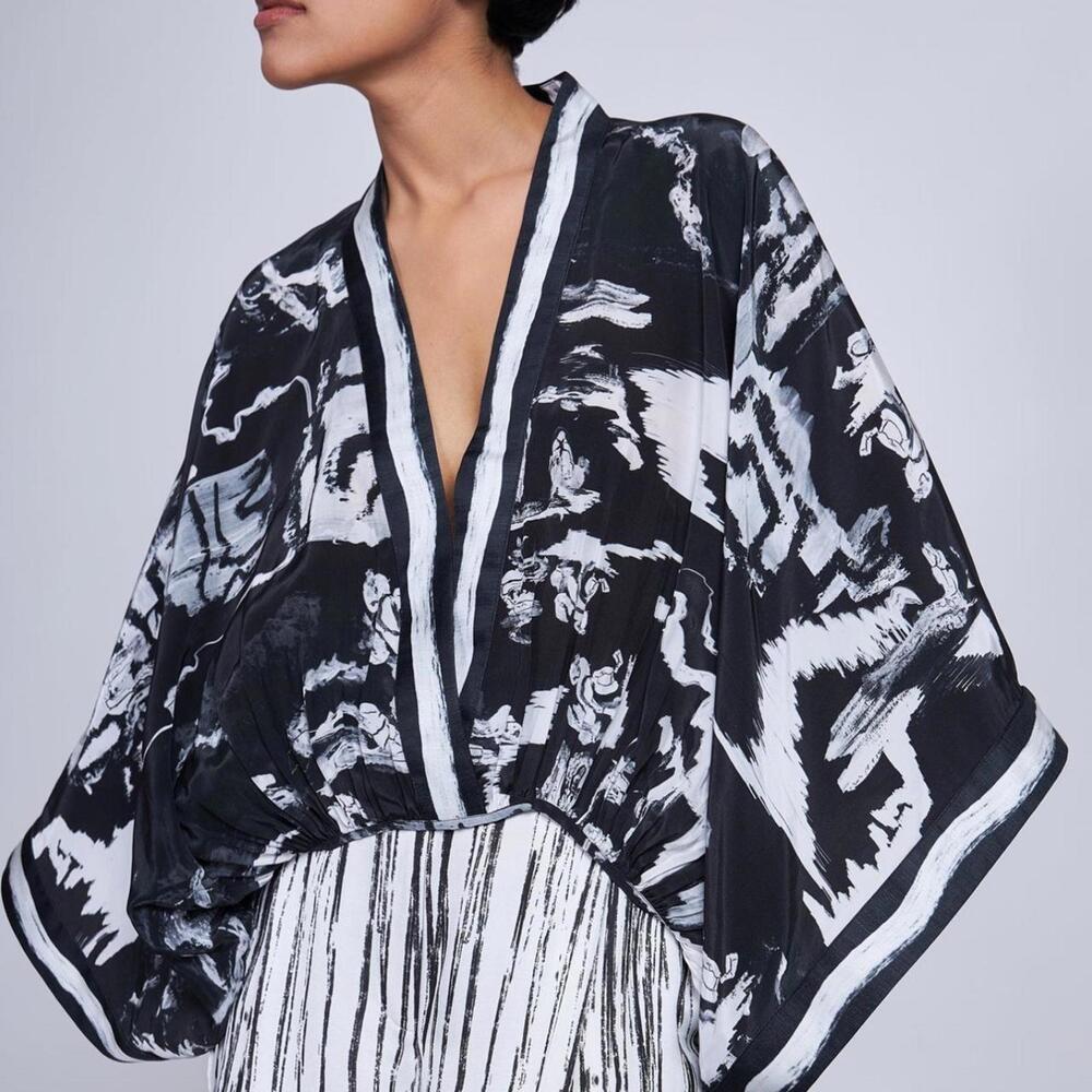 Women's Black and Blue Other-coats-jacket